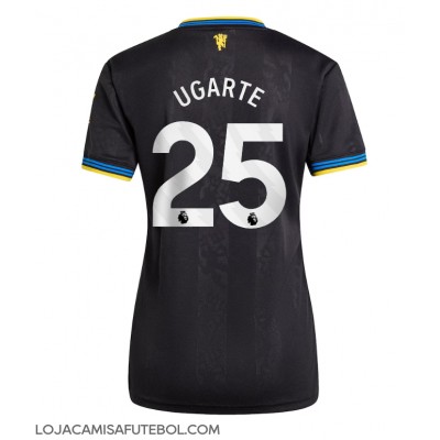 Camisa de Futebol Manchester United Manuel Ugarte #25 Equipamento Alternativo Mulheres 2025-26 Manga Curta Camisa de Futebol Manchester United Manuel Ugarte #25 Equipamento Alternativo Mulheres 2025-26 Manga Curta